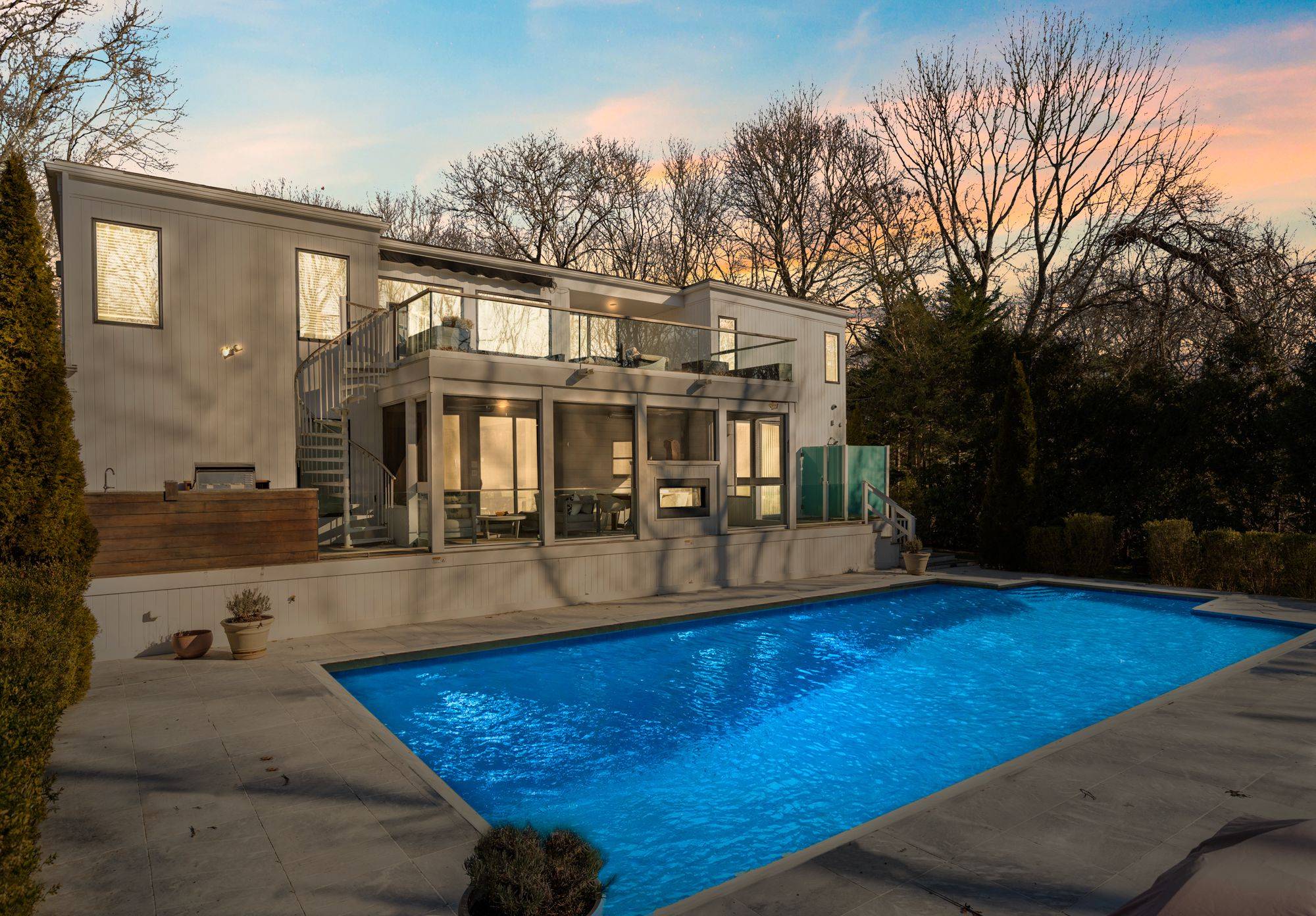 Newly Renovated Contemporary Home Ideal Location in East Hampton