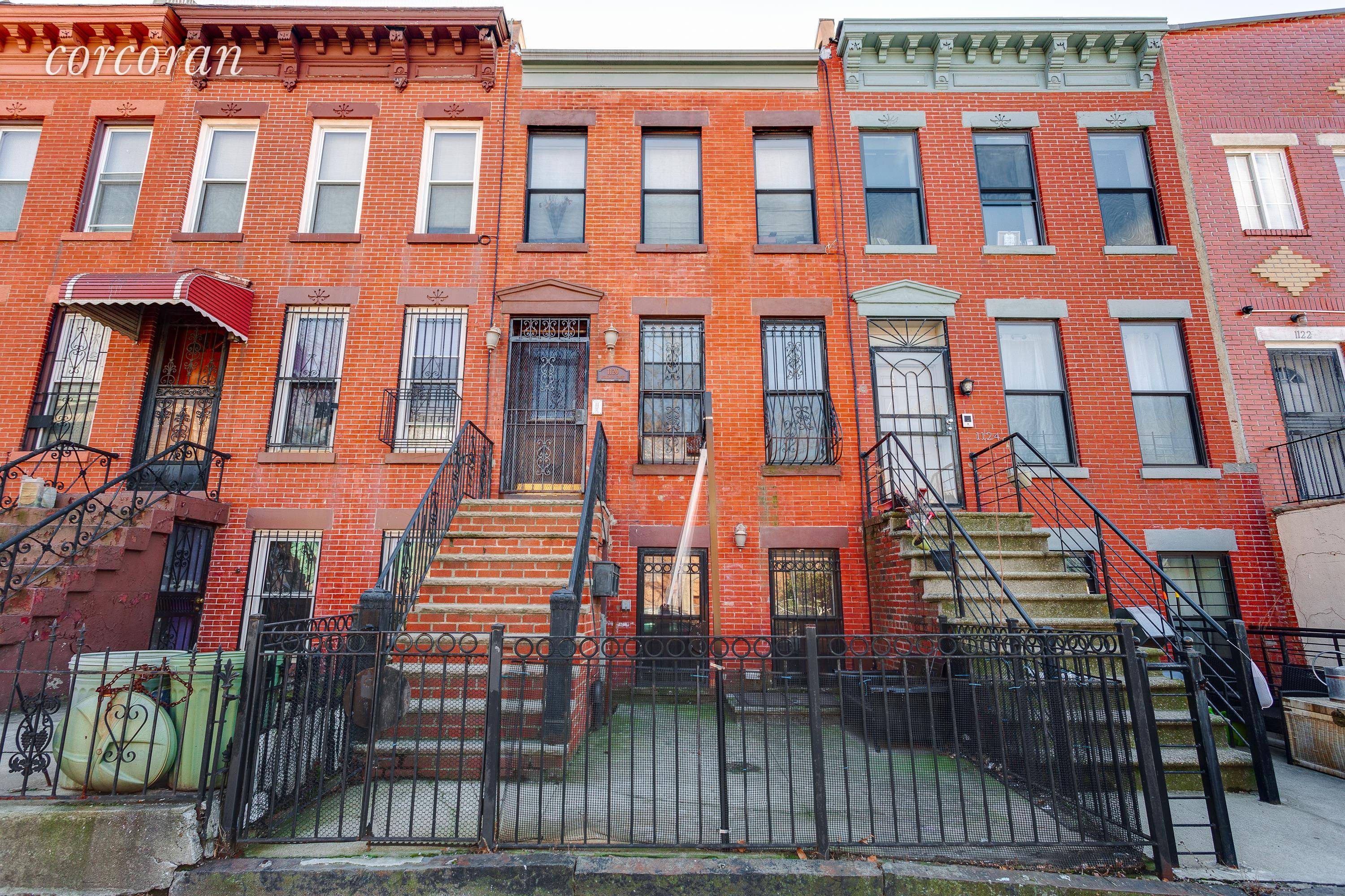 Live Your Best Life Ever on one of the most sought after block Bedford Stuyvesant Ocean Hill Area !