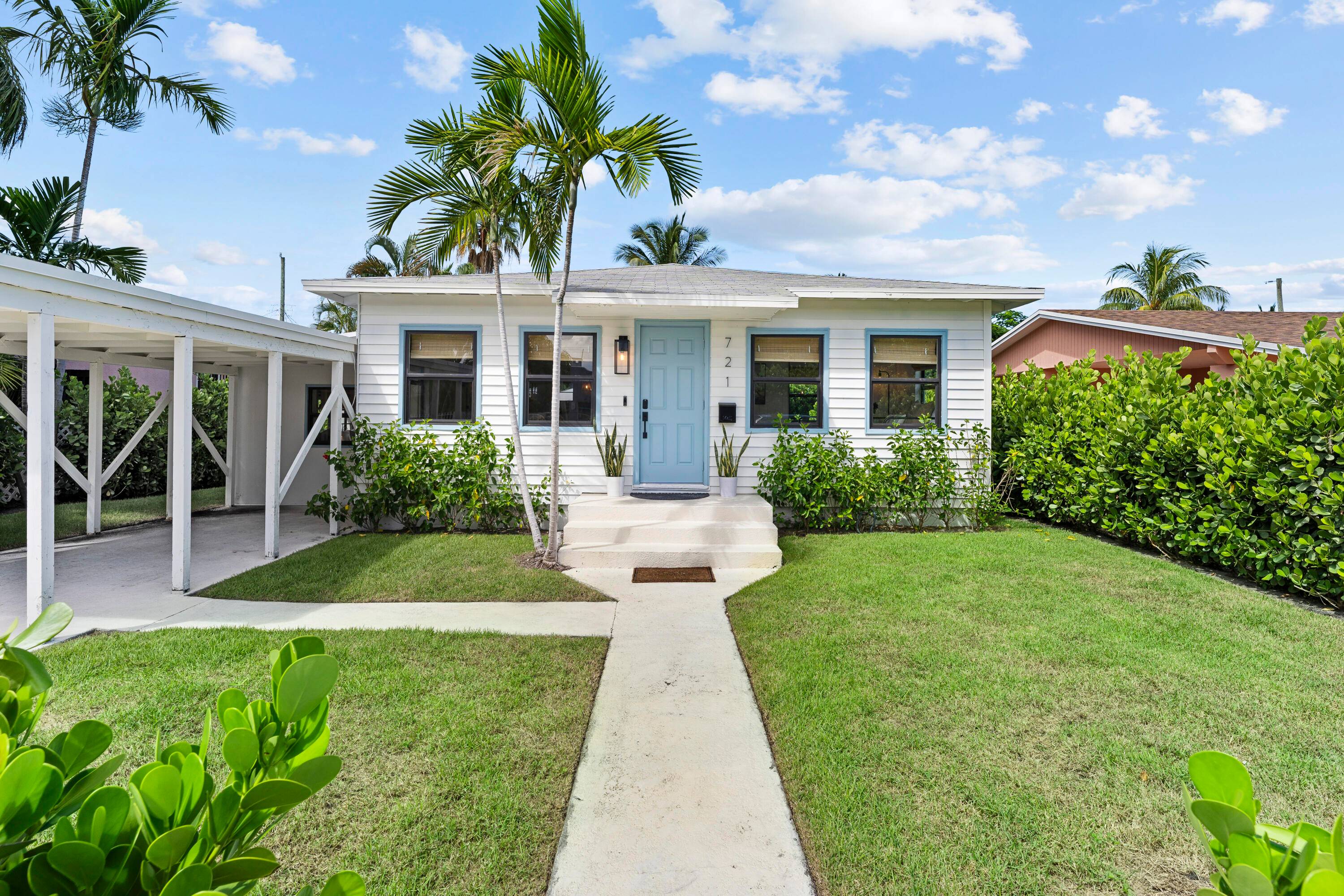 Escape to the epitome of seasonal living at 721 Dobbins St, West Palm Beach, FL 33405.
