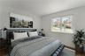 Virtually staged 3rd bedroom.