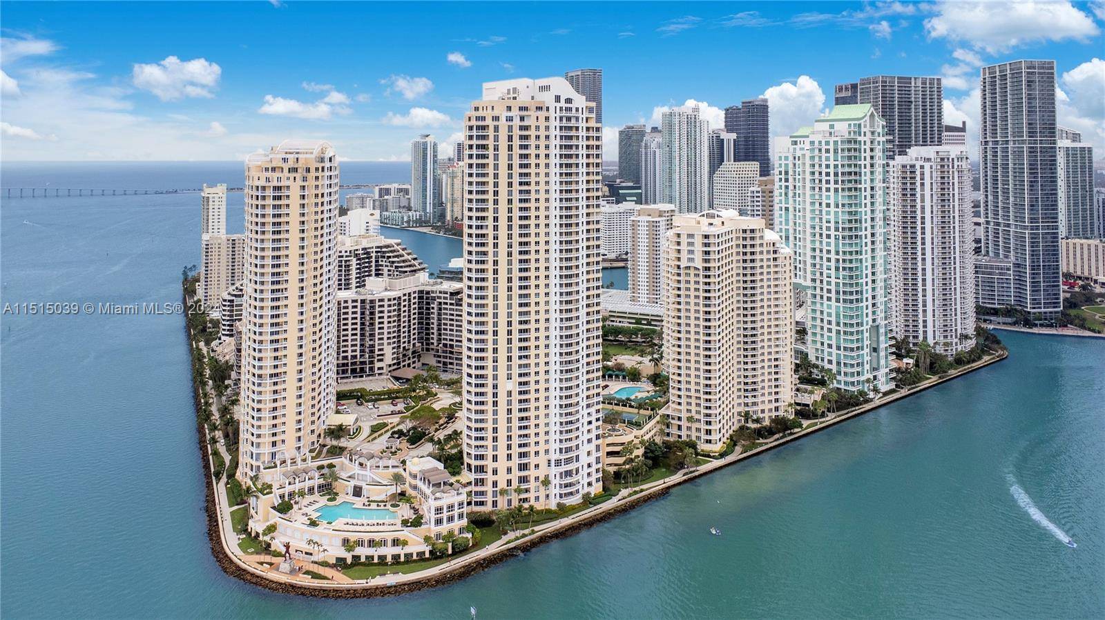 Amazing Corner Unit with spectacular views of the bay and Miami skyline.