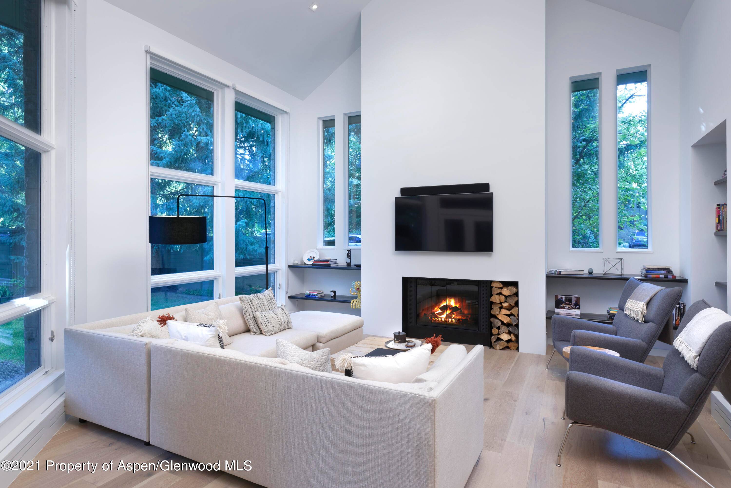 This contemporary home was designed with clean lines, a neutral palette and modern amenities.