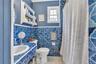 First floor full bathroom with tub