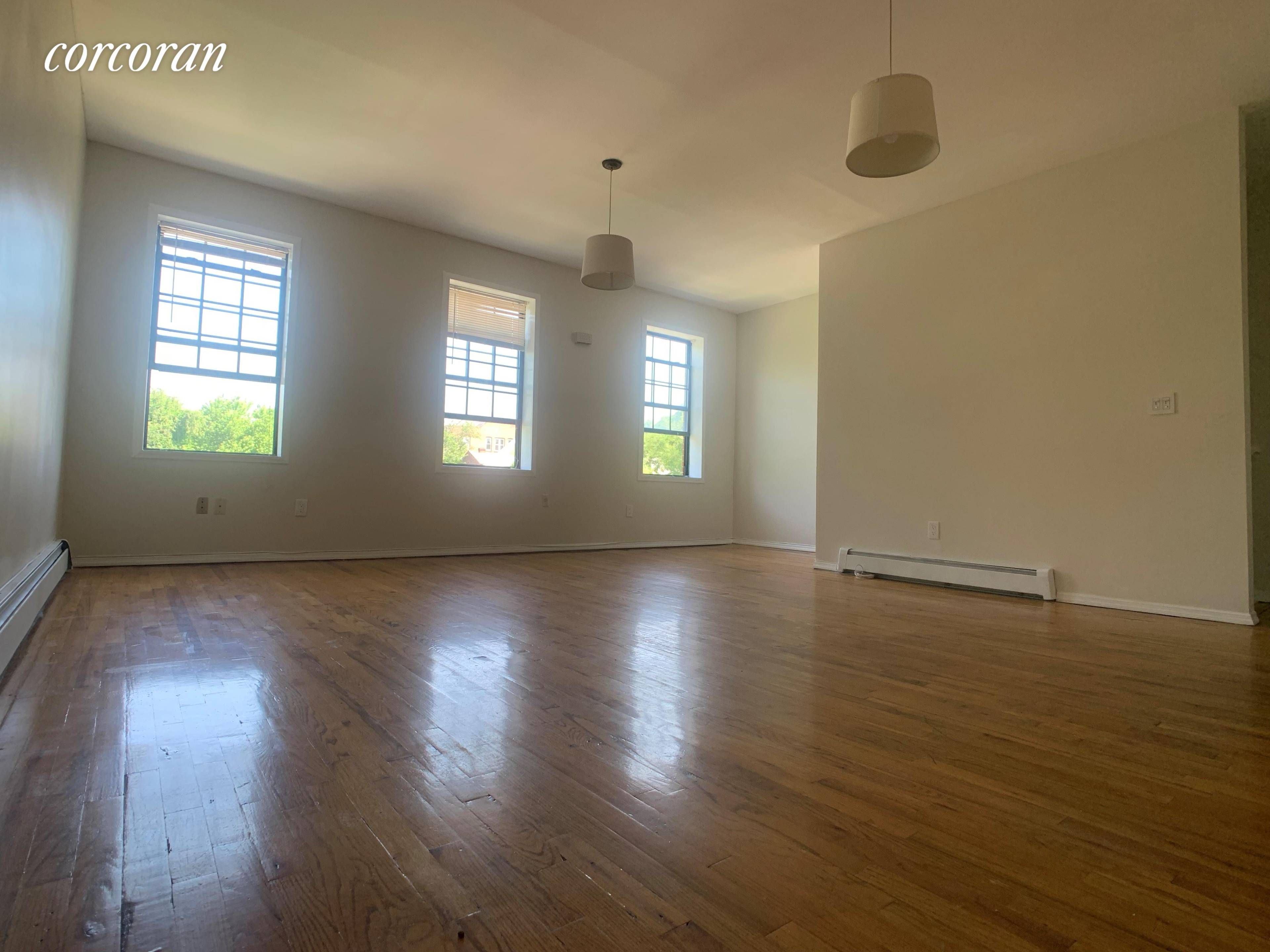 Large and bright 3 bedroom 2 bathroom unit located on a lovely tree lined block on the Clinton Hill Bed Stuy border.