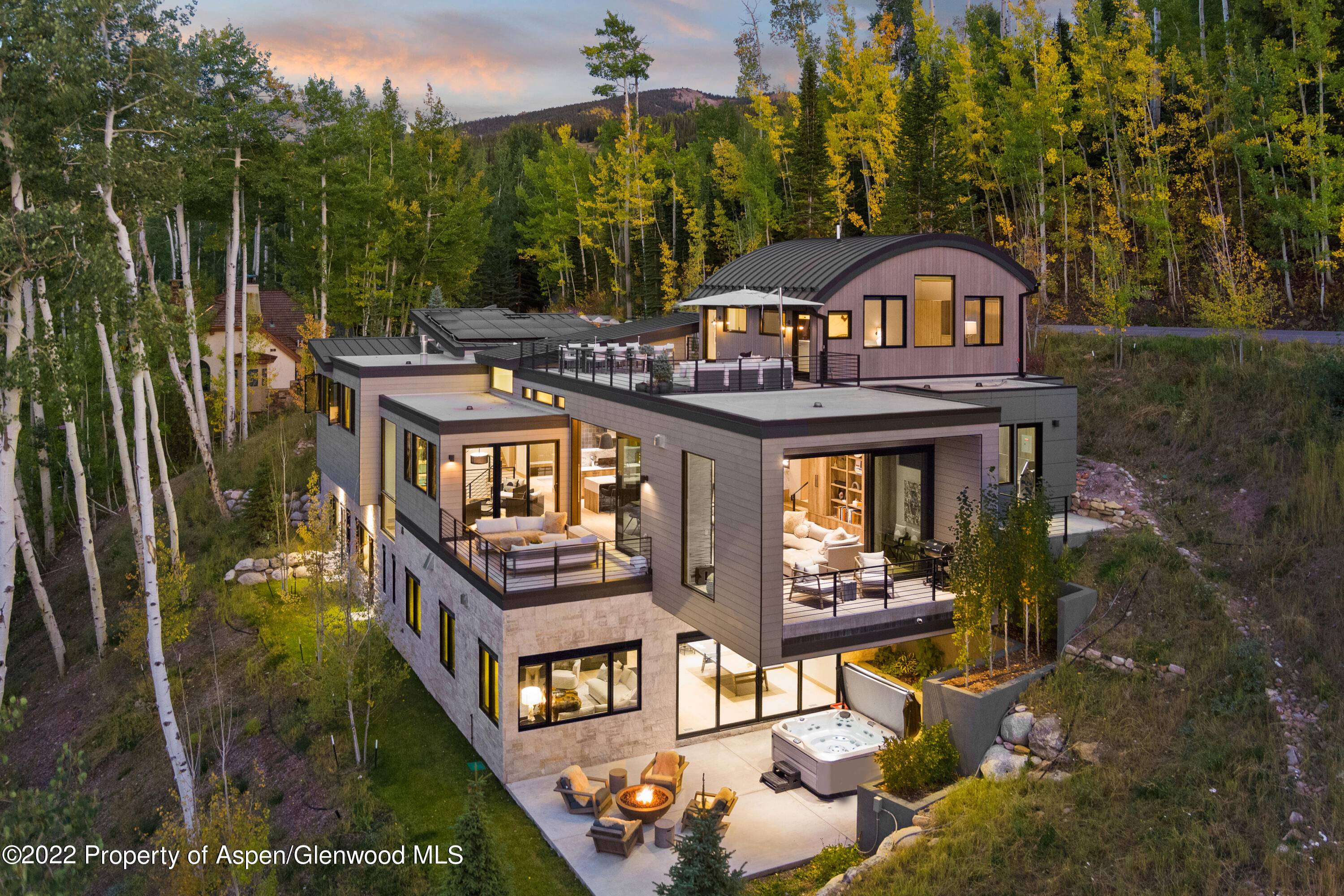 Located off the Guggenheim ski run in Snowmass, this gorgeous newly constructed, mountain contemporary home awaits you with extensive west to east views of the Snowmass Valley.