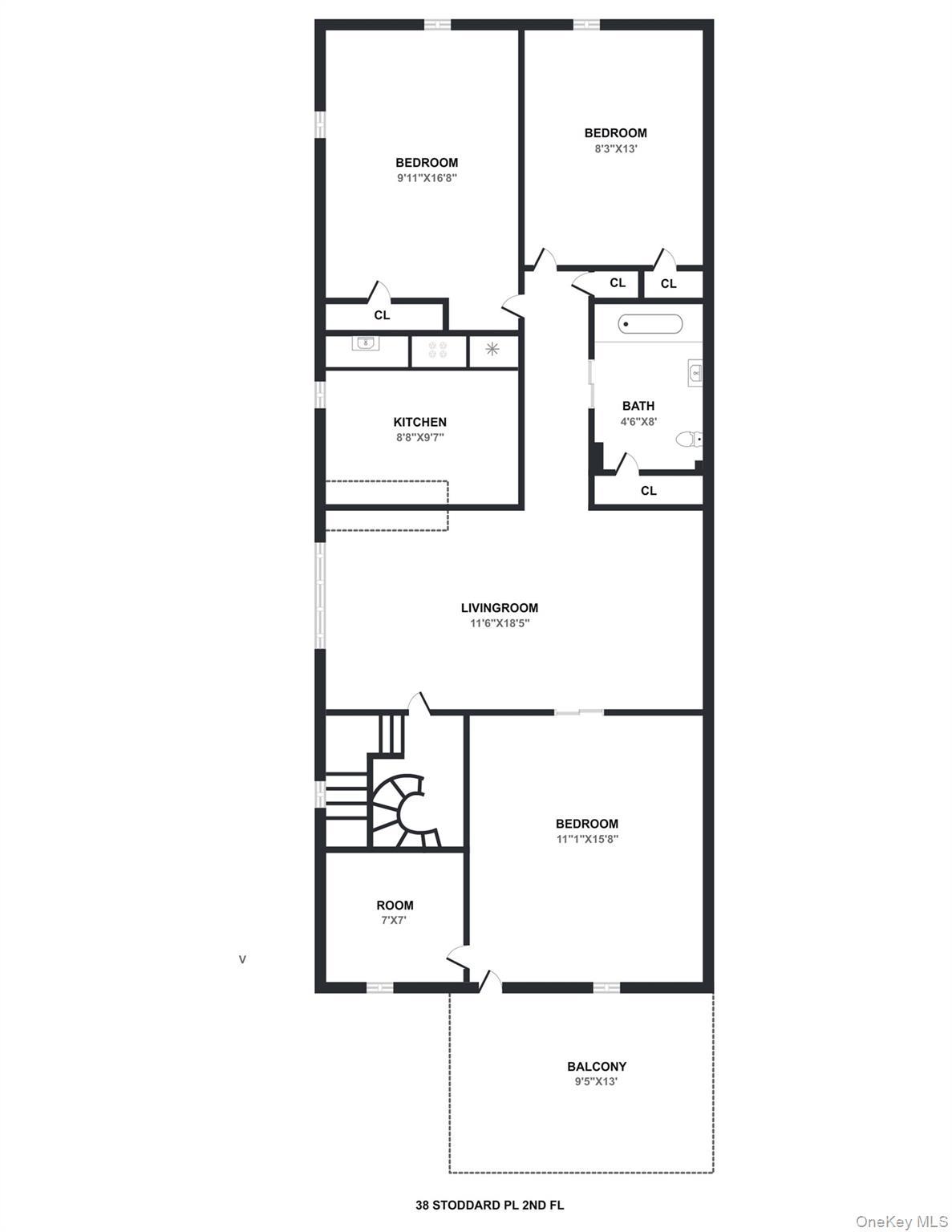 View of room layout