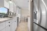 Remodeled kitchen with stainless appliances