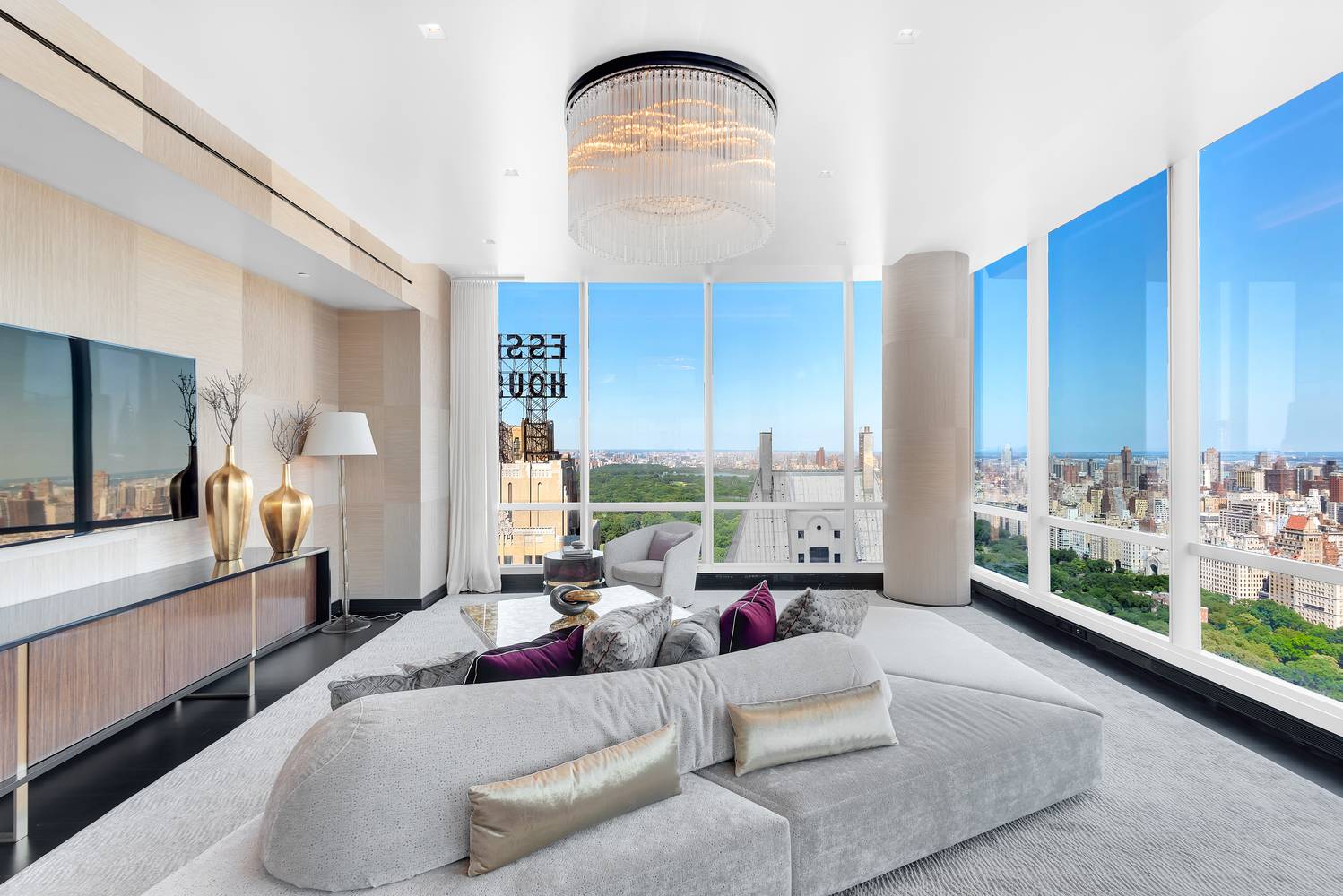 AD100 Designed Oasis Soaring Above Central Park Exquisitely designed by AD100 Designer Tony Ingrao, residence 46C at the iconic One57 has 3, 466 square feet of luxurious living space.