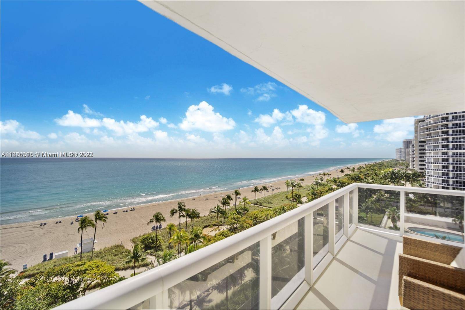 Beautifully furnished and remodeled unit with full ocean views and wrap around balcony.