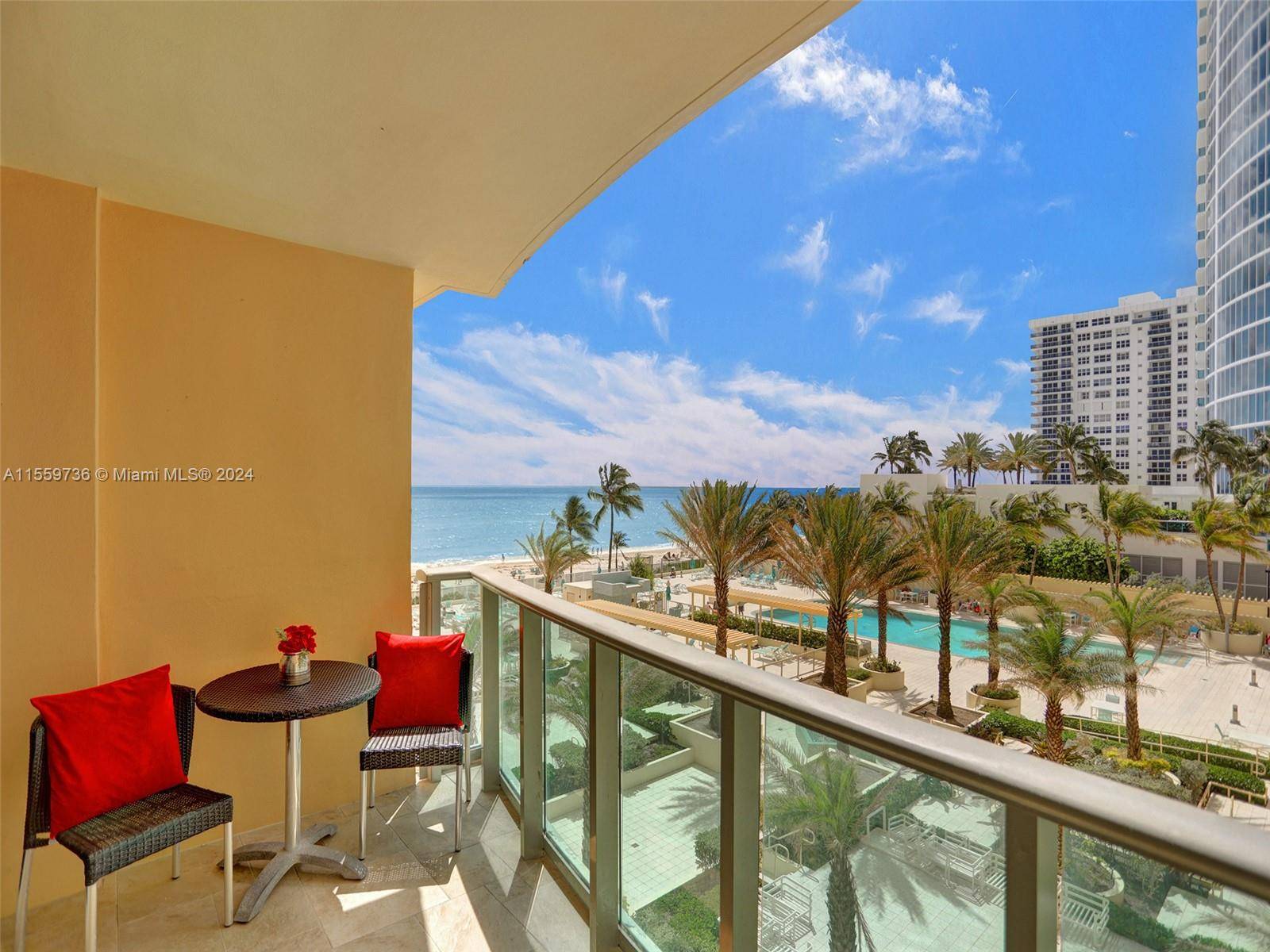 Great opportunity to own a Beachfront condo offering breathtaking ocean and pool area views.