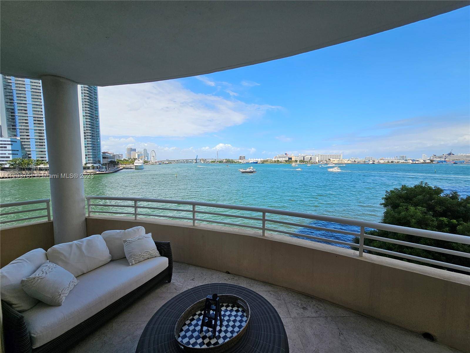 Unique condo in One Tequesta with the best views on Brickell Key Island.