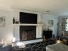 Living room fireplace