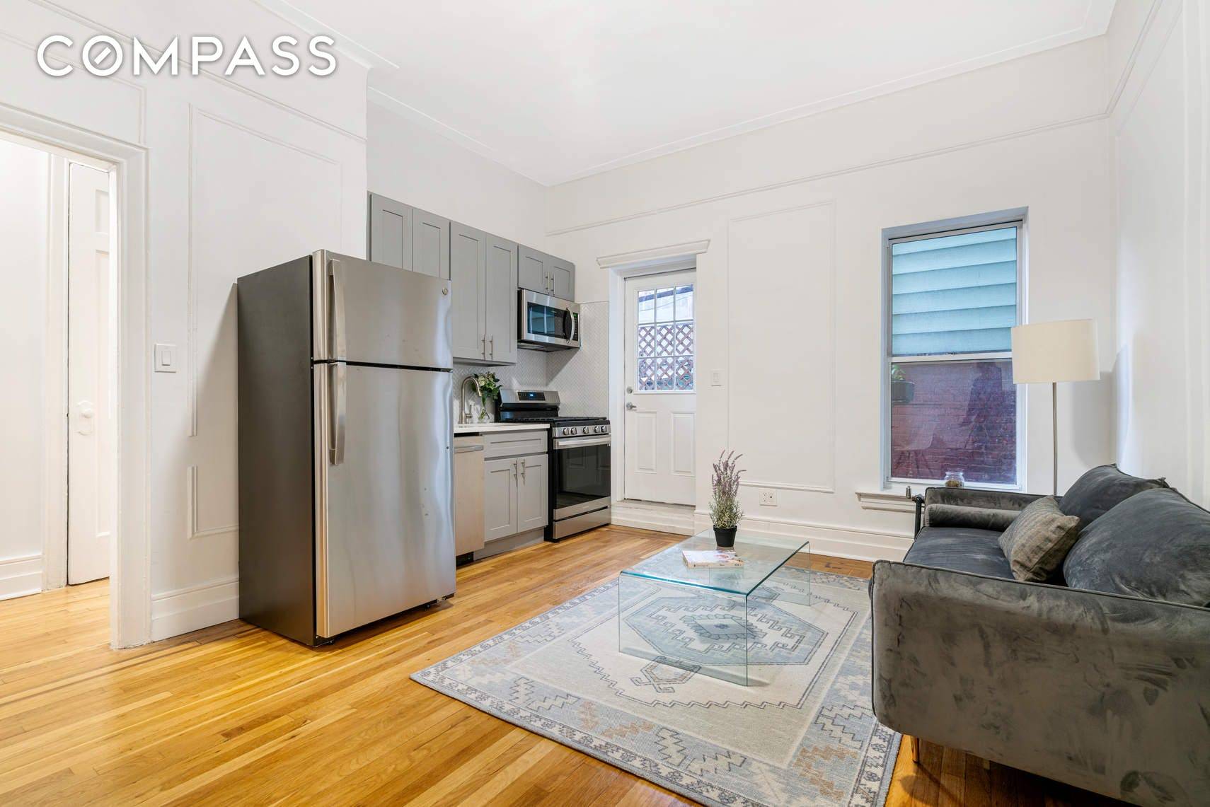 Park Slope No Fee Newly Renovated 1BD 1BA Home with Expansive Layout, Washer Dryer In Unit, Large Bedroom, Hardwood Floors, Windowed Kitchen, Stainless Steel Appliances including D W and M ...