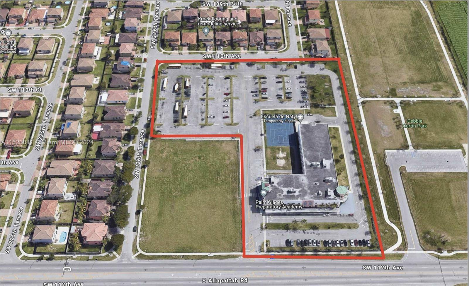 A large prime development site opportunity situated East of US 1.