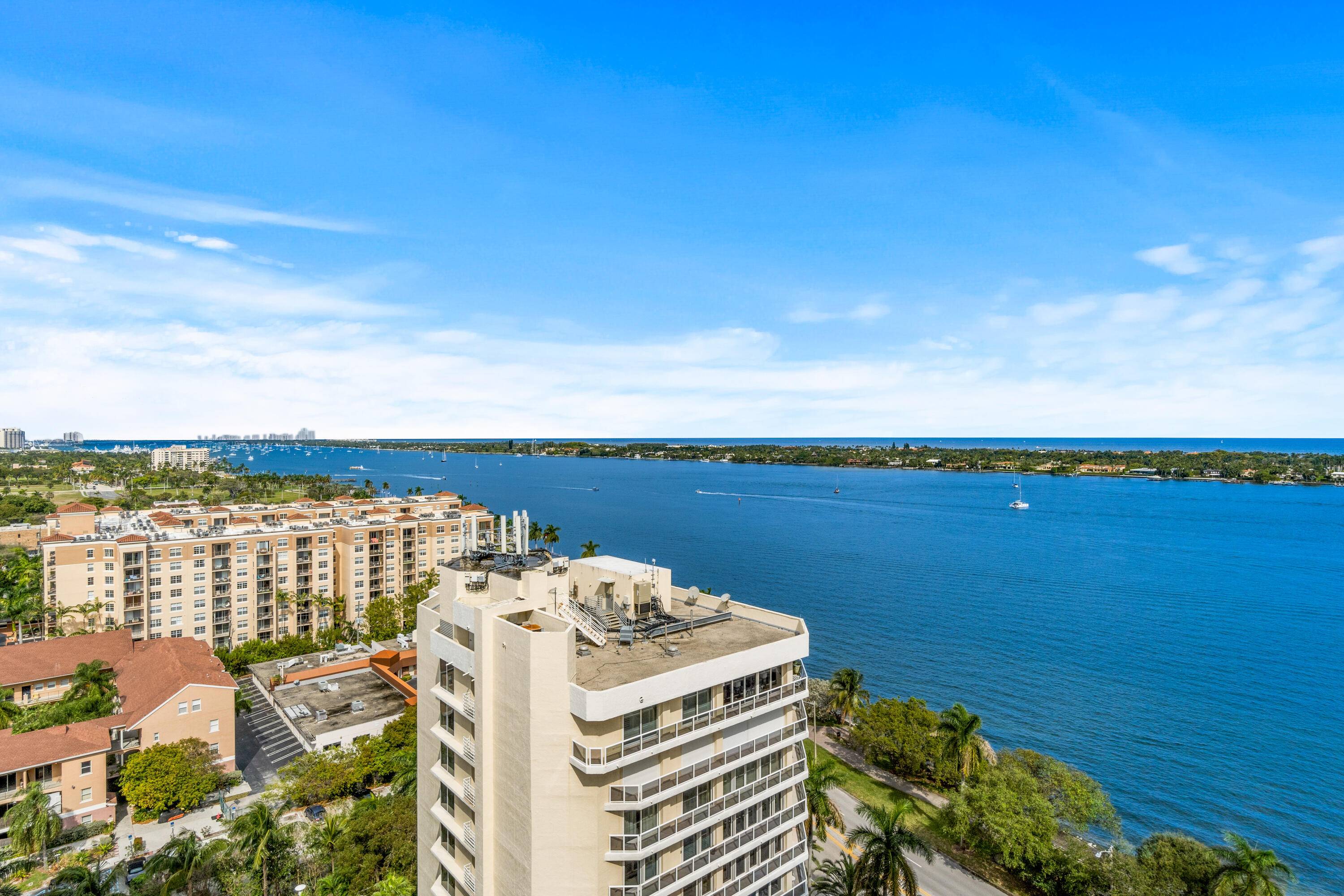 Beautiful Waterviews from this Penthouse Apt freshly renovated 2BR 2BA includes 2 parking spaces.