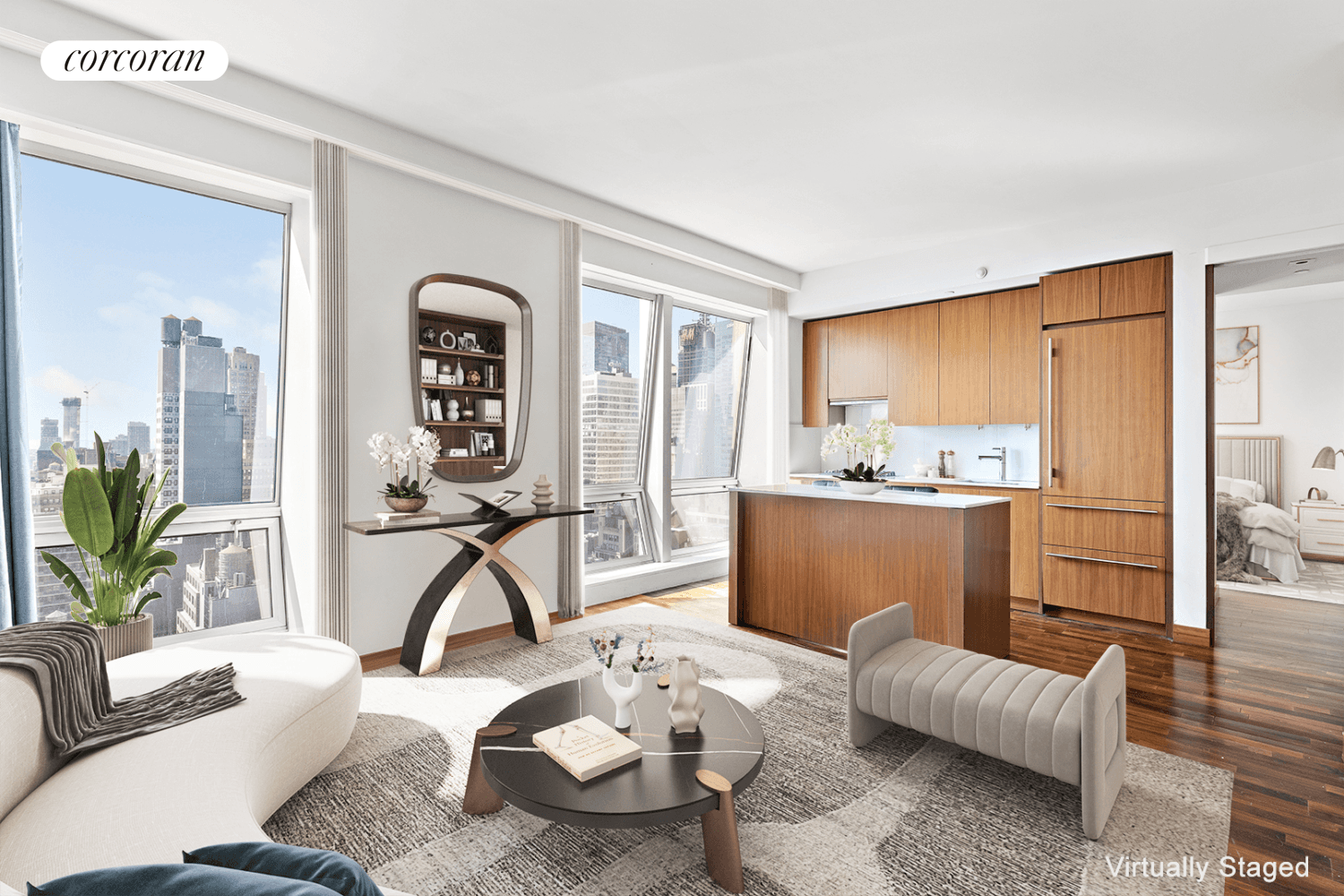 Unit 32G is a special one bedroom, one and a half bathroom apartment located in The Langham Fifth Avenue one of Manhattan's most desired properties.