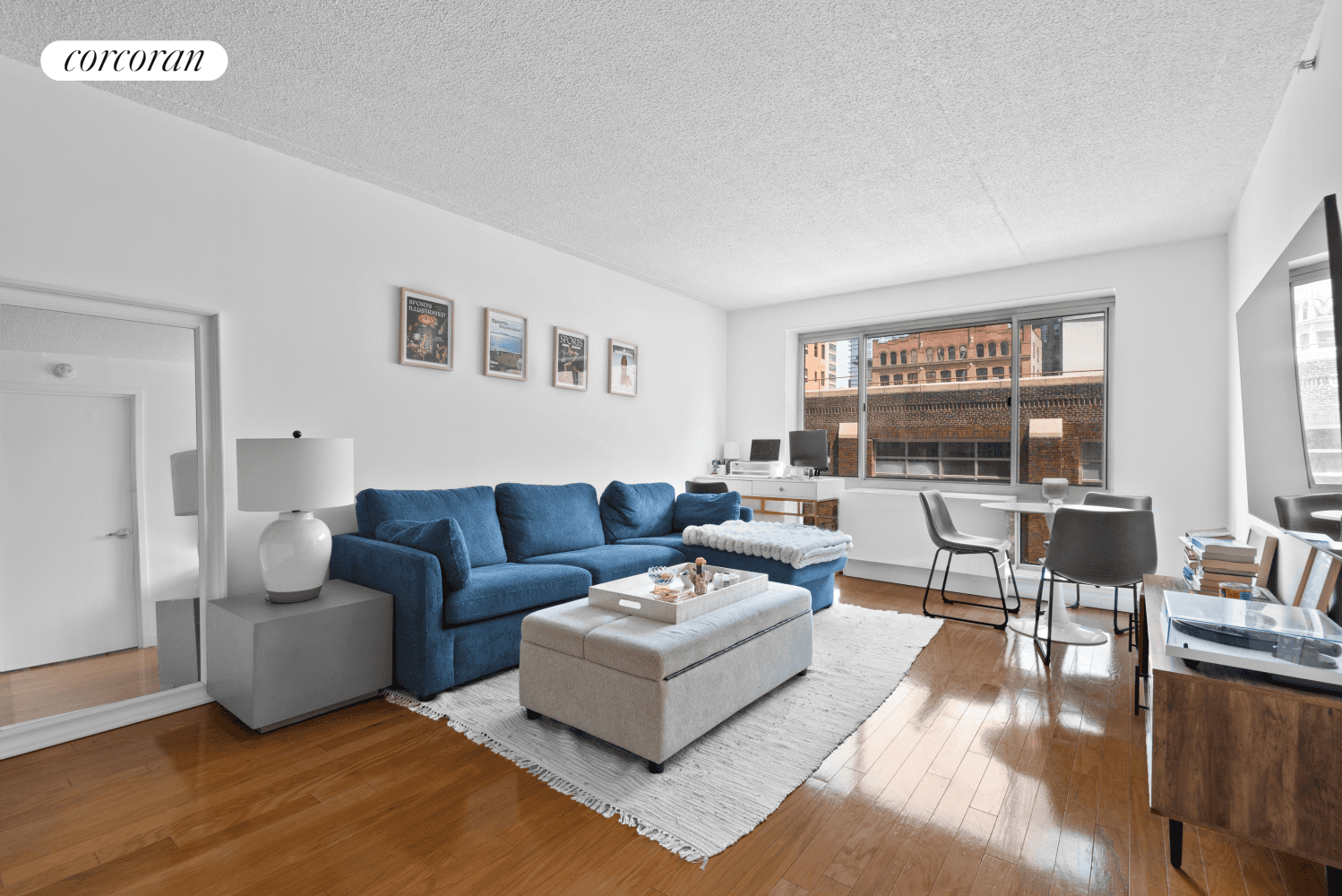 Bright, spacious one bedroom 670 SF home in trendy West Chelsea available for purchase.