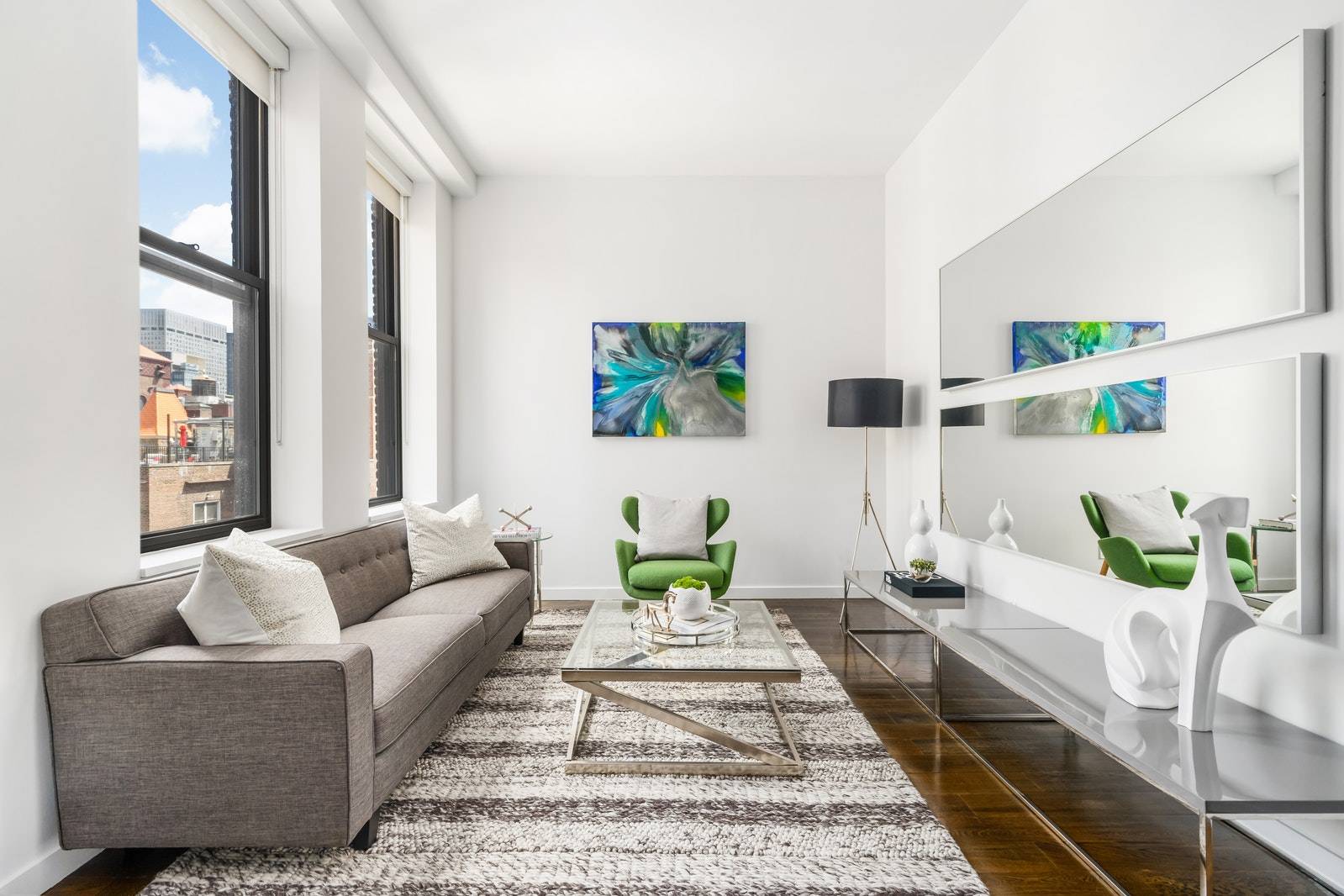 Welcome home to 1204 at Morgan Lofts located at 11 East 36th Street !
