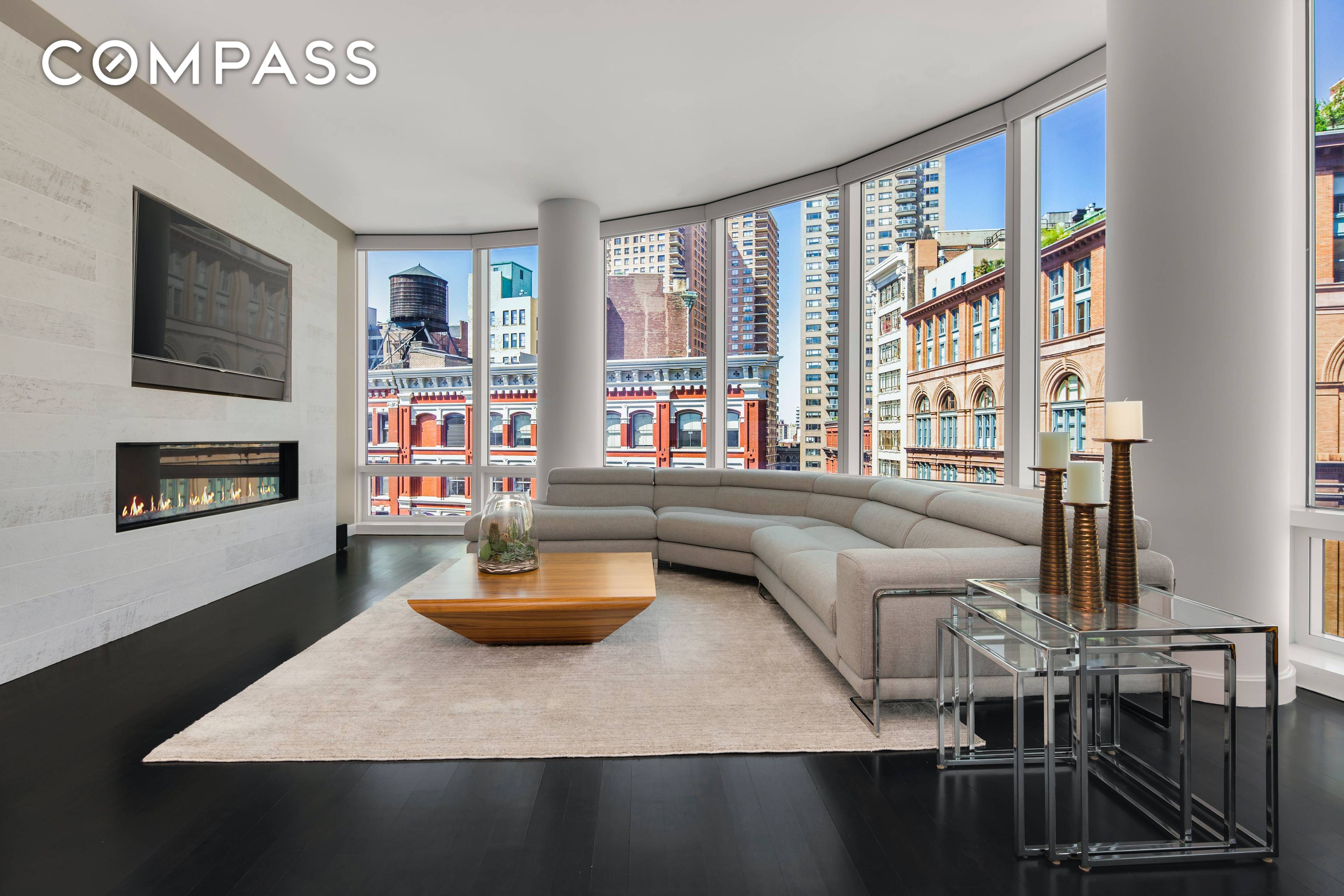 This enormous two bedroom, two bathroom home offers magnificent city views, luxurious finishes and unrivaled service and amenities in a distinctive NoHo high rise.