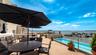 Around pool for outdoor dining/barbecuing