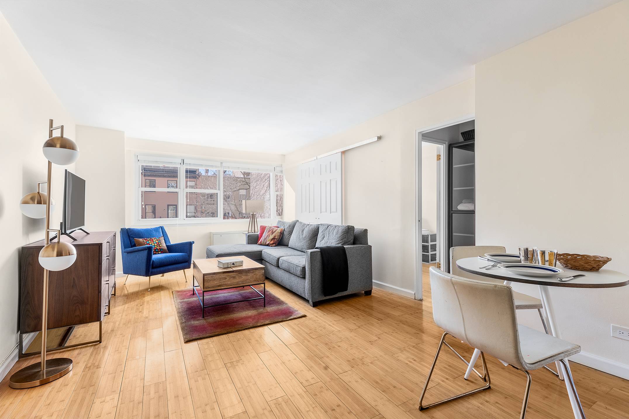 New To Market ! Peace and Quiet in Brooklyn Heights Beautiful Junior 1 Bed on Clinton St Doorman Bldg w Roof Deck !