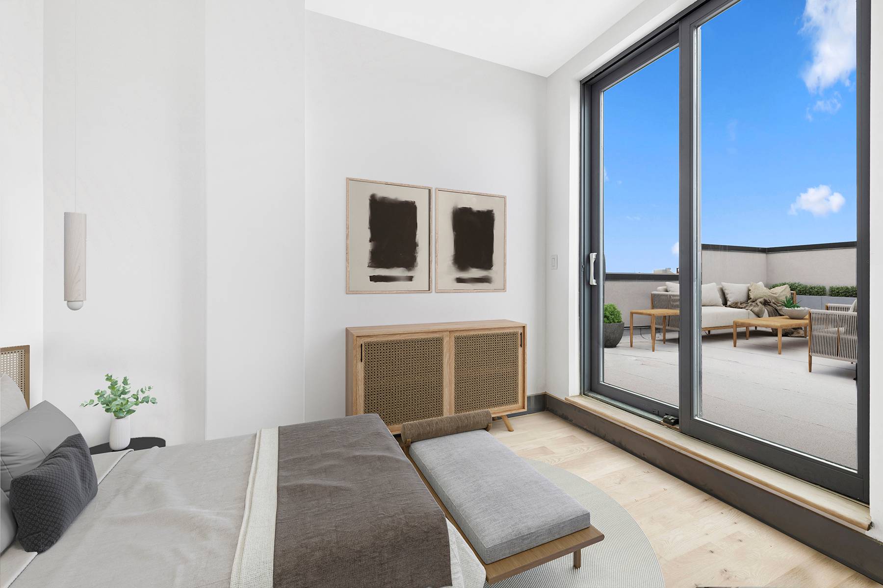 Built with an eye towards design, the newly constructed condominiums at 1490 St Johns Place, are located in the historic Weeksville area of Crown Heights.