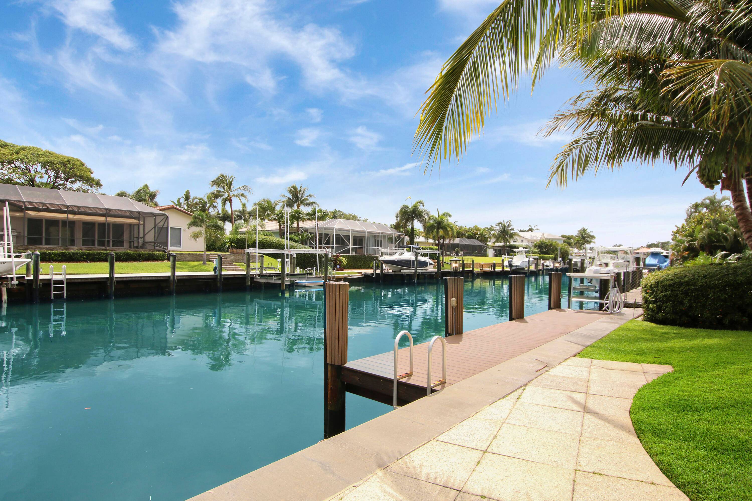Waterfront home in Juno Isles, five minutes from everything with 100 ft.