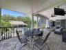 Terrace with view of grill area