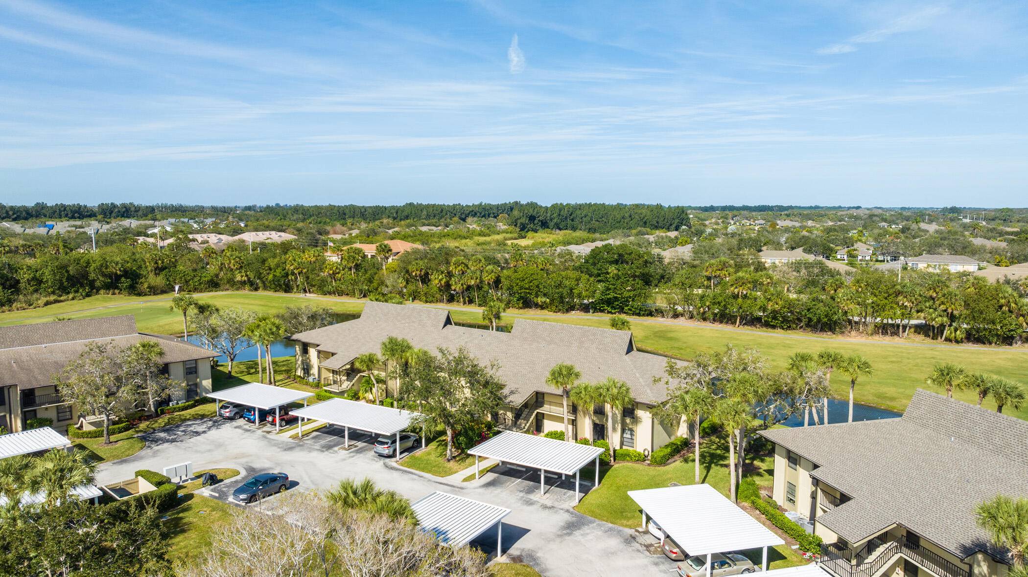This is a beautiful two bedroom condo on a golf course in Vero Beach.