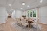 Virtually staged Dining Room