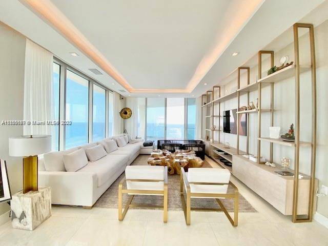 Stunning elegance in this completely furnished sky residence at Sunny Isles Beach.