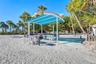 Remodeled Bay Isles Beach Club - New Beach Cabana's and barbecue set ups