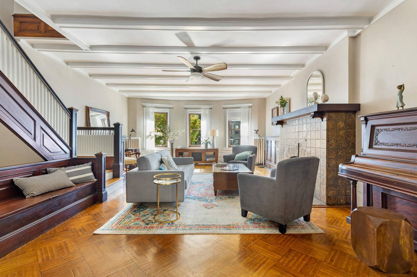 Welcome to 361 Parkside Avenue, a stunning turnkey townhouse built in coveted Doctors Row in Prospect Lefferts Gardens.