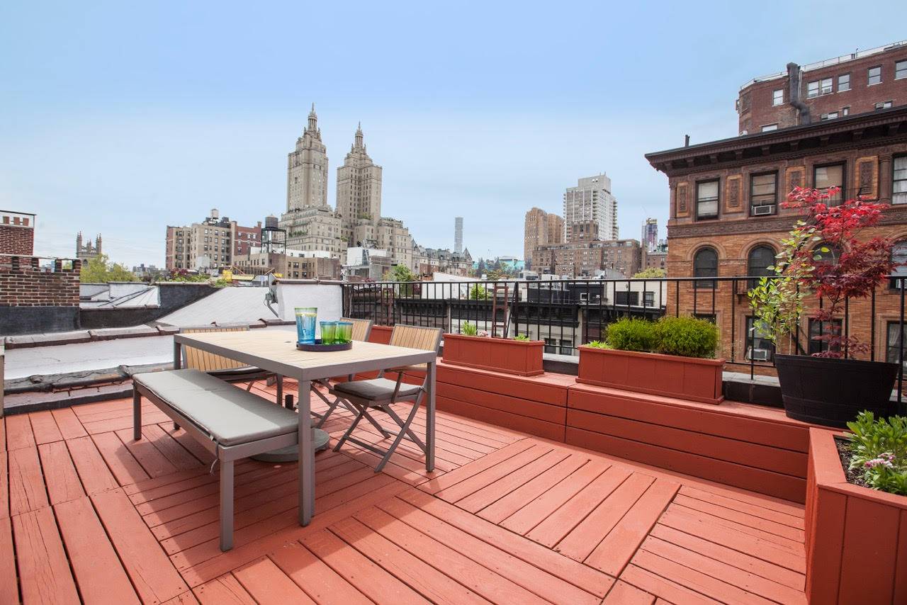 Experience Paris off CPW in this PENTHOUSE 2bed Condo DUPLEX complete with PRIVATE ROOF DECK, WASHER DRYER in Apt and WOOD BURNING FIREPLACE located on quaint tree lined Prime Upper ...