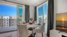 Spacious Dining area/open concept with kitchen and living sapces
