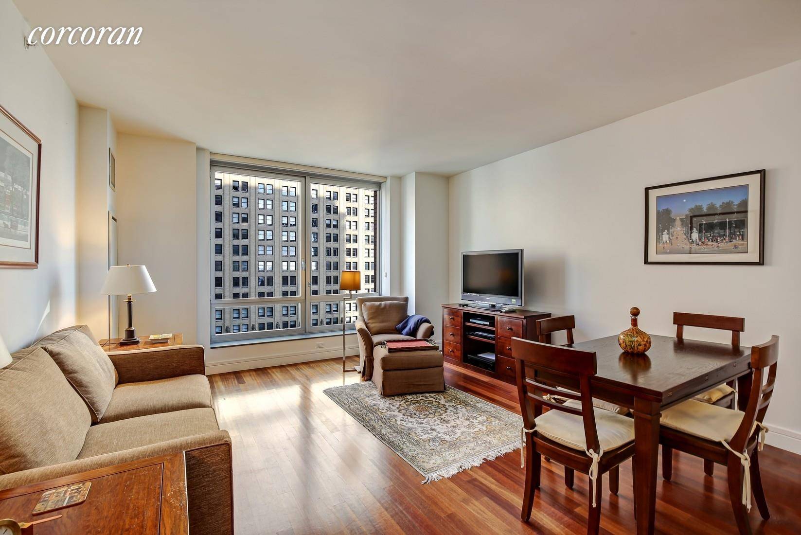 A great opportunity to rent a light filled, 2 bed, 2 bath condominium at Millennium Tower Residences.