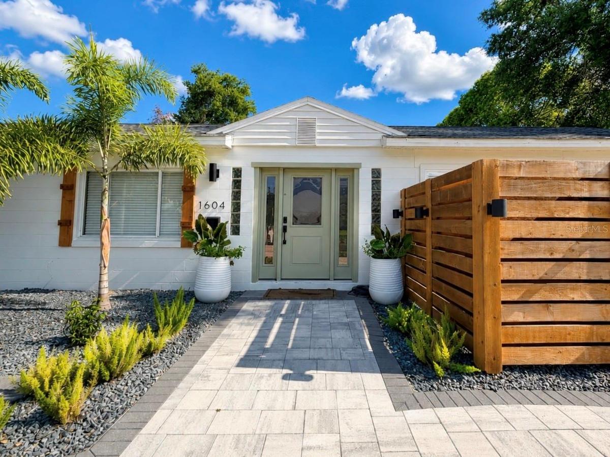 Main home, private front entrance