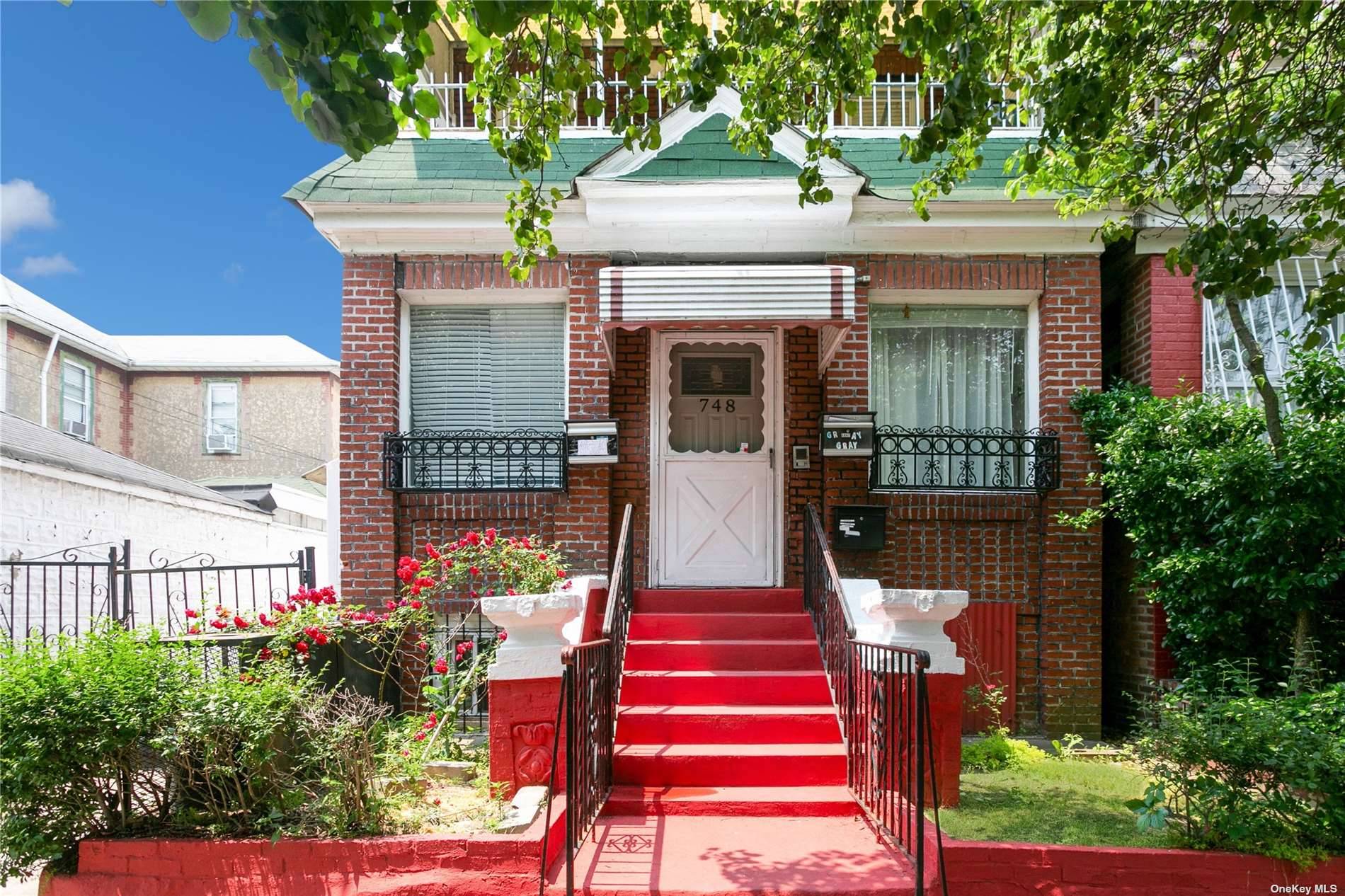 New to the market. Attractive 2 family home in the desirable Kensington neighborhood of Brooklyn.