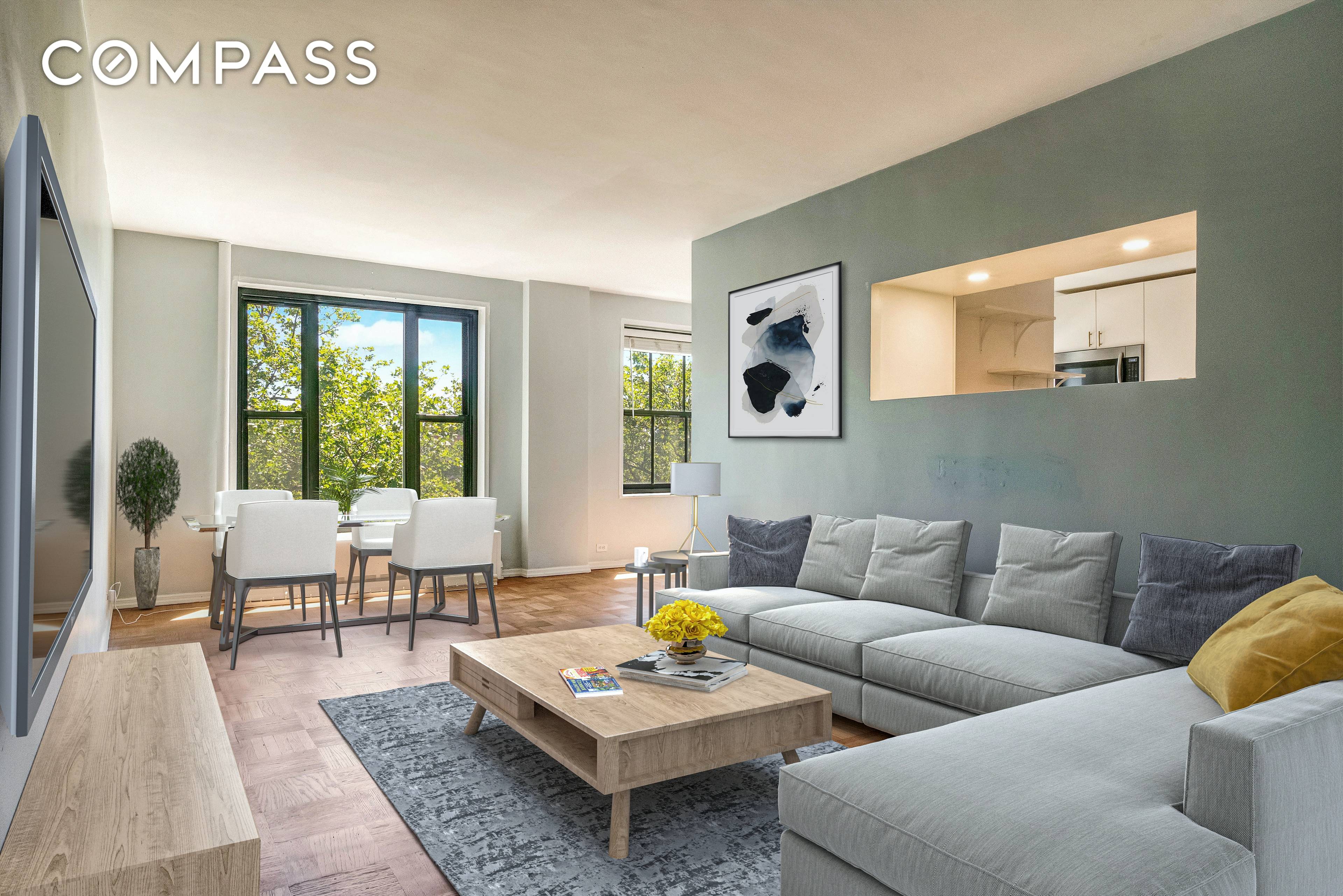 Perched on the 6th floor of one of Clinton Hill's most sought after co op addresses and overlooking the gorgeous tree tops of Clinton Avenue, unit 6B at 355 Clinton ...
