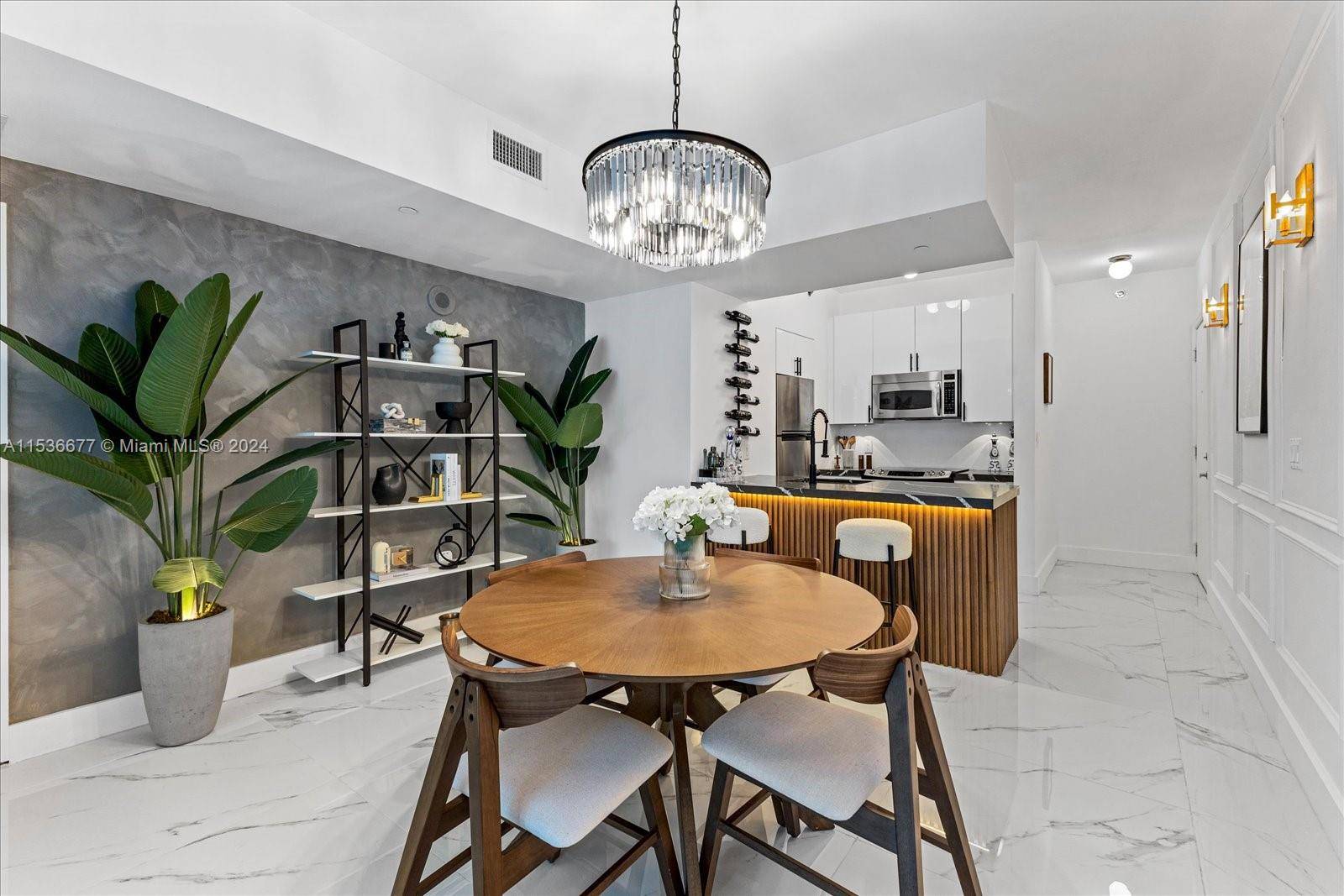 Beautiful MOVE IN READY corner unit completely renovated and designed in the heart of Brickell.