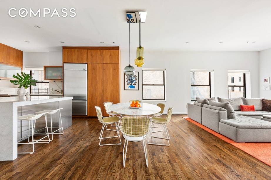 Fabulous use of space and a sophisticated renovation define this three bedroom, two bath home in one of Brooklyn Heights' favorite coops.
