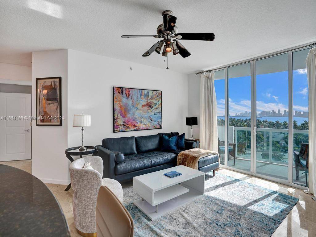 Fully appointed furnished, 2 2, with unobstructed bay views from every room !