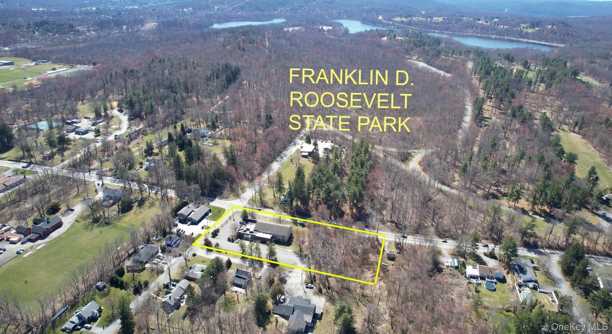 View of property location with a Franklin D. Roosevelt Park and property parcel outlined