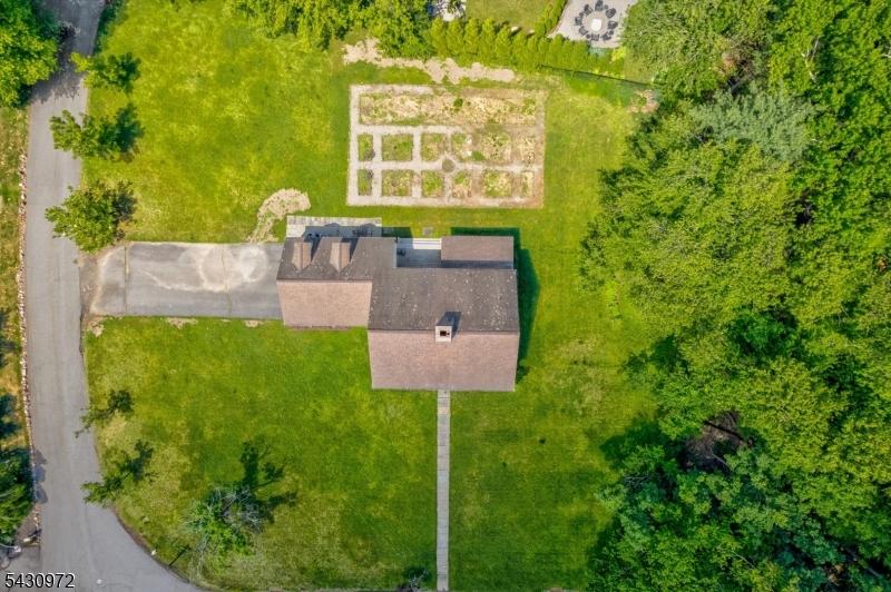 Aerial of Yard and Home