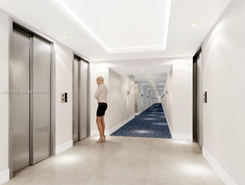 Artist rendering of completed Hallway Renovation