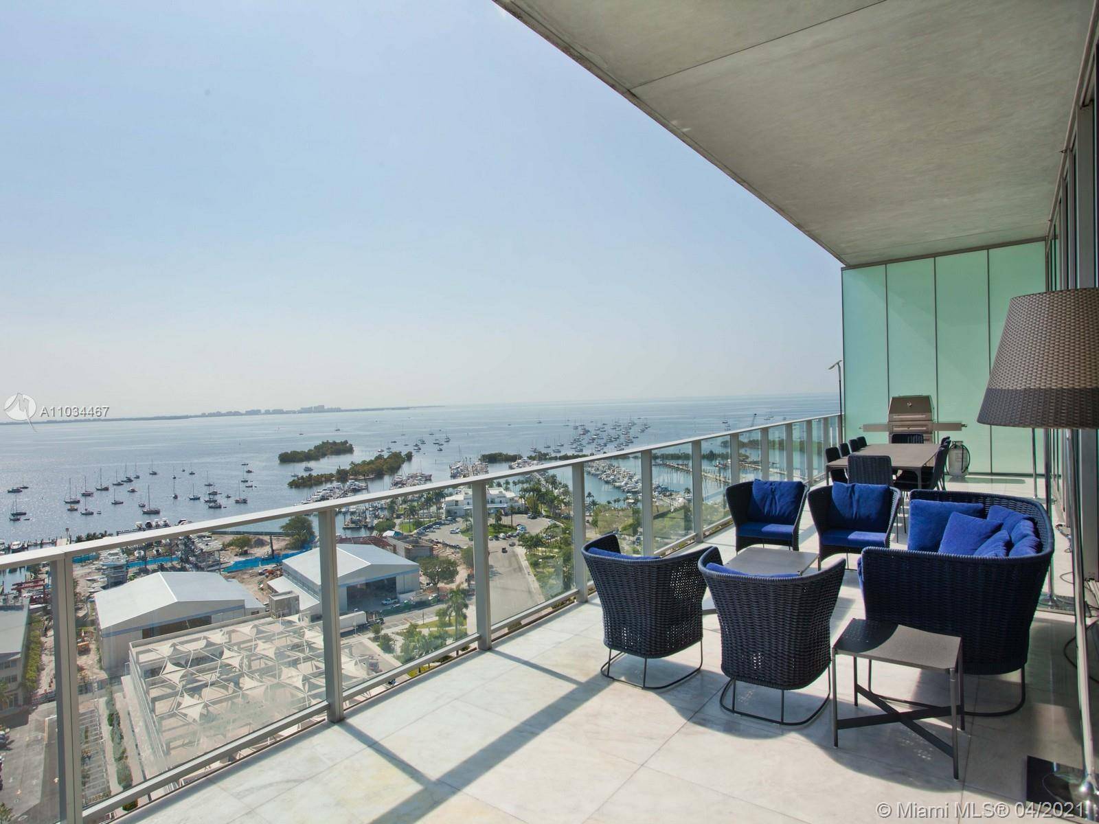 Spectacular Modern luxury condo at the Grove at Grand Bay South Tower in Historic Coconut Grove.