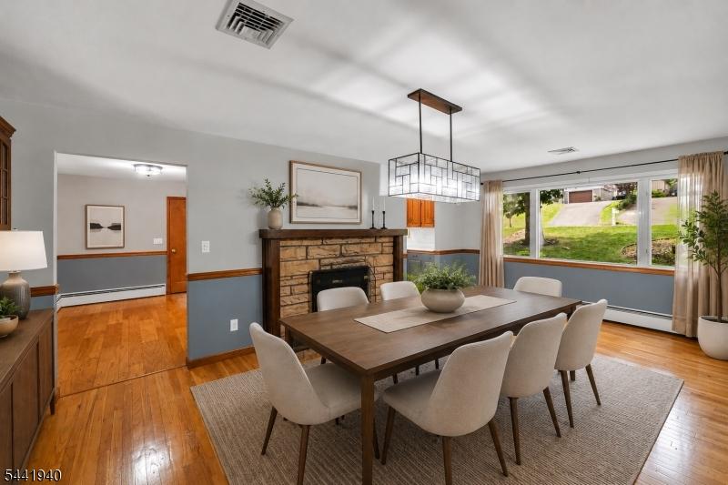 Virtually Rendered Dining Room