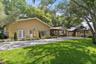 Guest house, Porte Cochere and Main Home. Long paver driveway