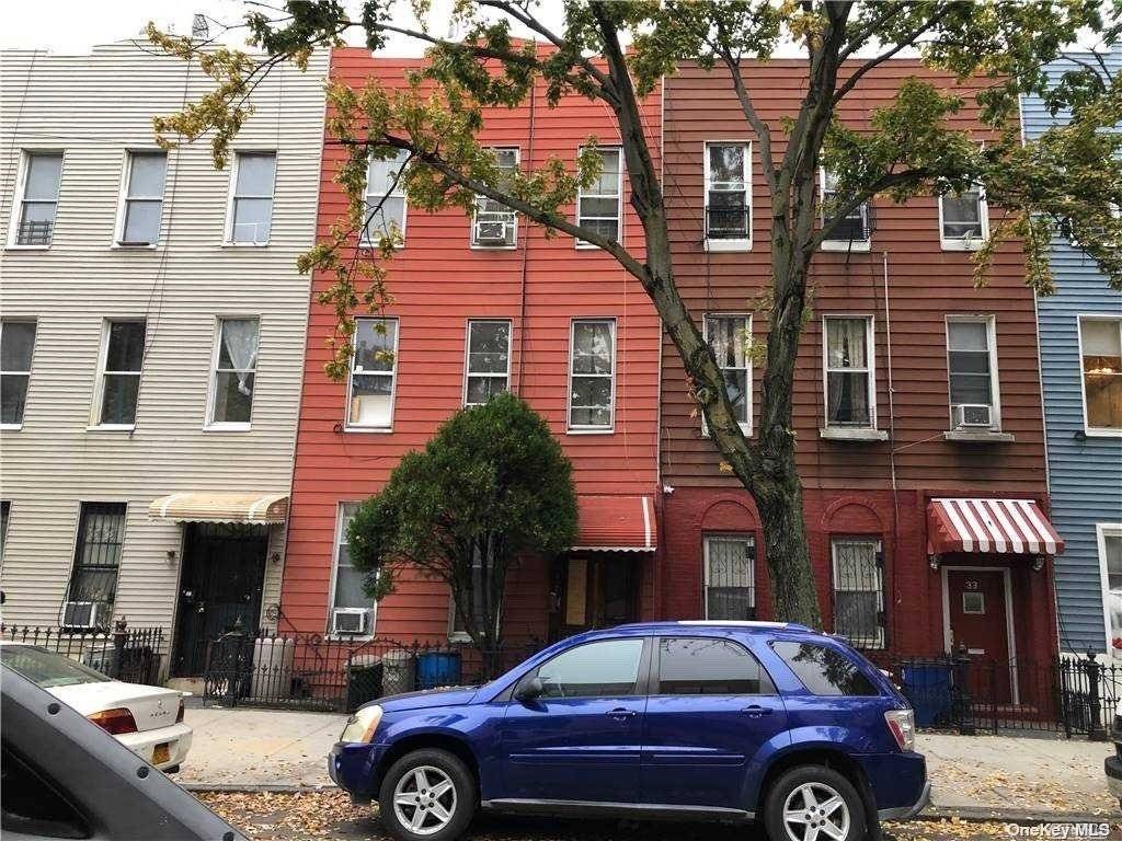 Fair condition, 3 family, attached frame home on the borderline of Bushwick and Bedford Stuyvesant.