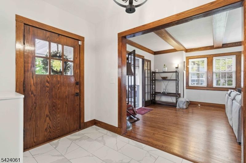 Foyer living room view